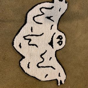 Halloween bat area rug 20x32